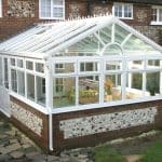 White gable conservatory