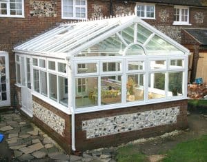 White gable conservatory