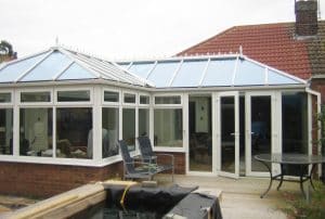 P shaped conservatories