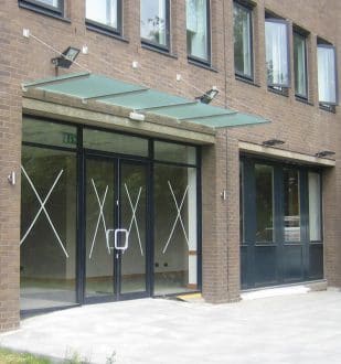 Aluminium door front