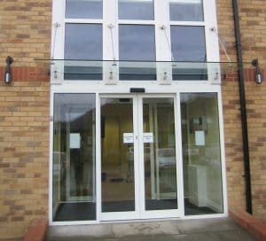 Automatic sliding doors