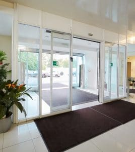 Telescope automatic doors