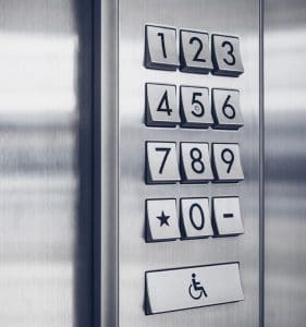 Keypad door access